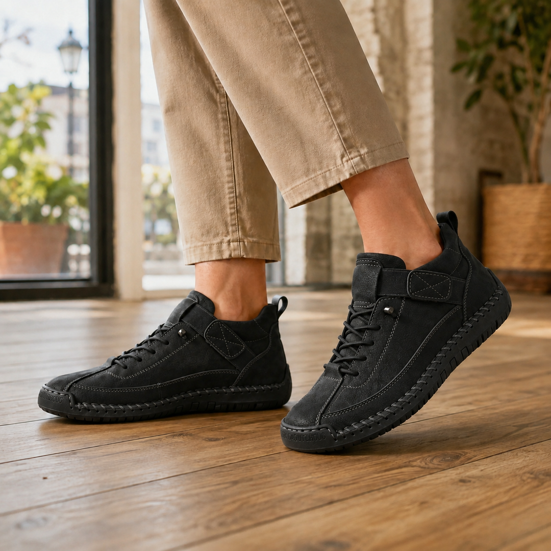 Women's Garda Orthopedic Sneakers in Beige | Invictora.com