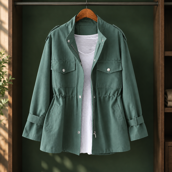 Women's Eleanor-Jane Utility Jacket in Pink | Invictora.com