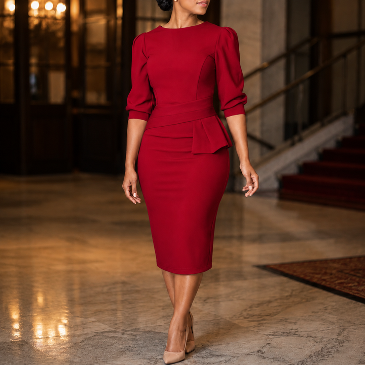 Women's Liora-Claire Peplum Dress product image | Invictora.com