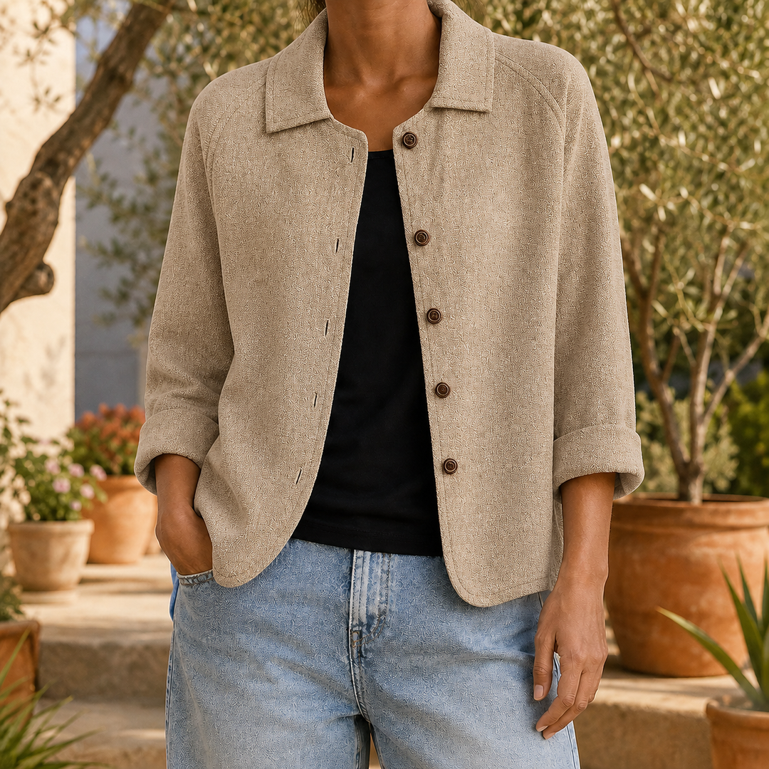 Women's Soraya-Lane Collared Sweater in Light Blue | Invictora.com