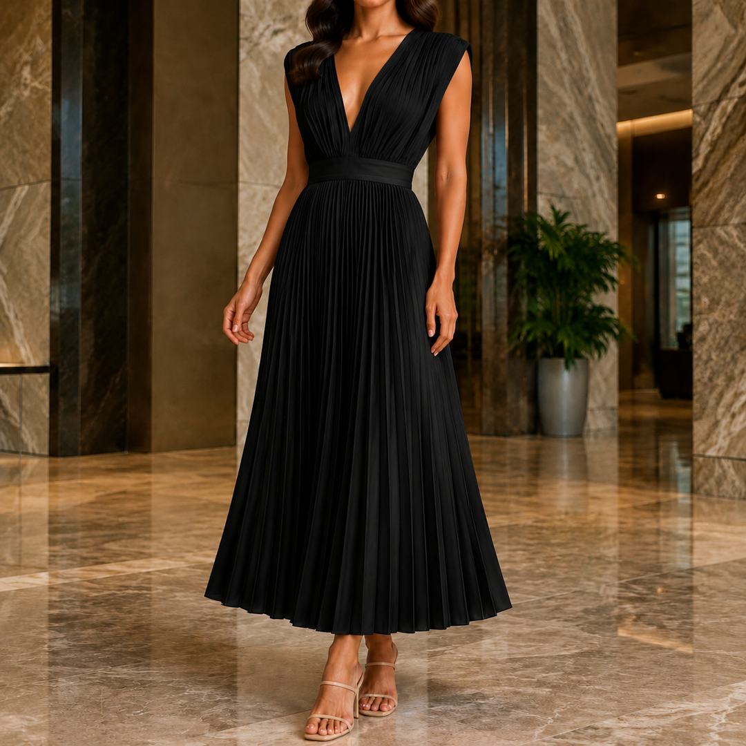 Women's Marisol-Skye Pleated Maxi Dress product image | Invictora.com