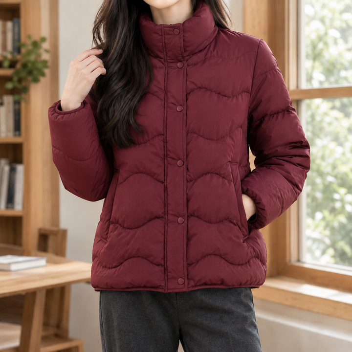 Women's Aurore-Hope Quilted Jacket in Black | Invictora.com