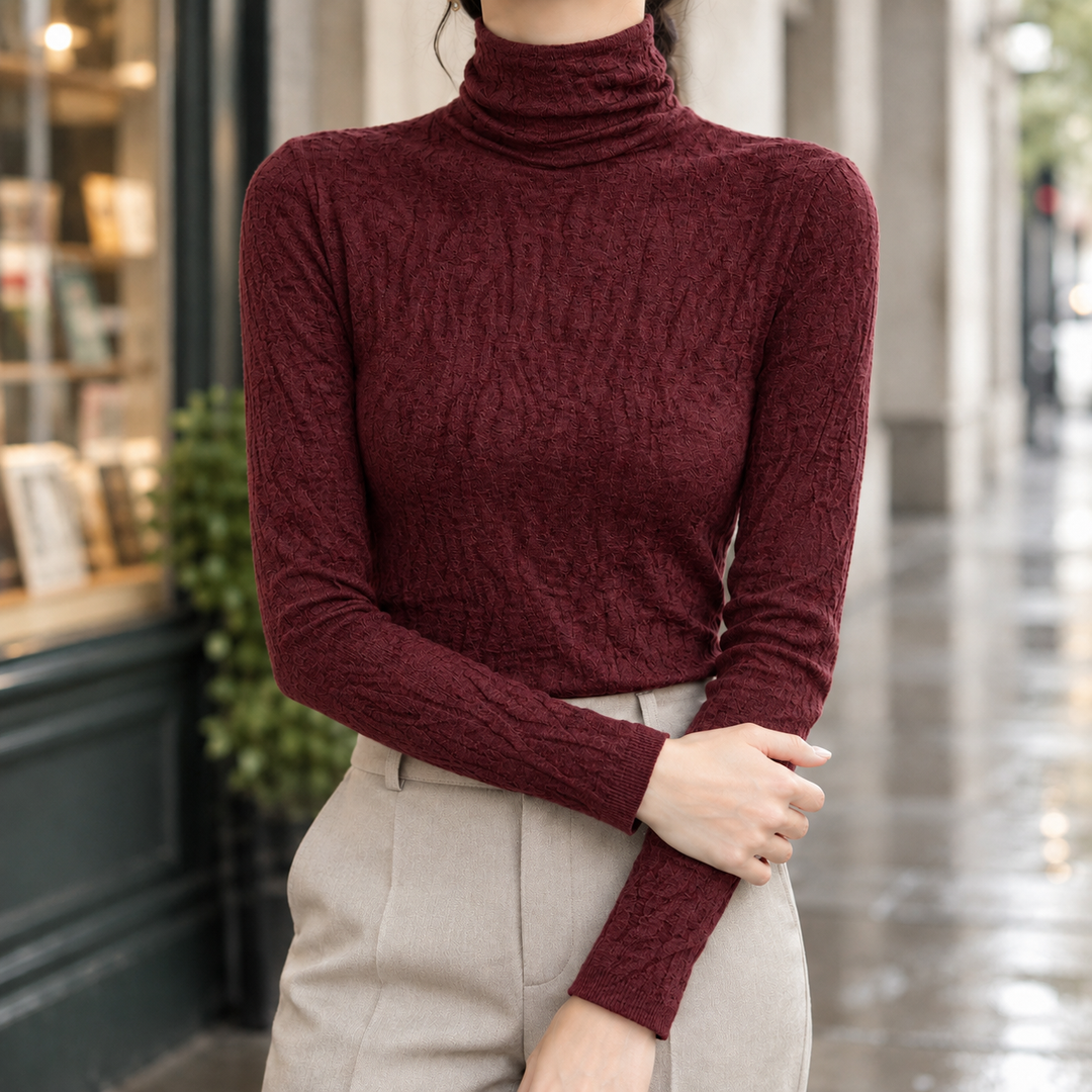 Women's Annika-Faye Textured Top in Gray | Invictora.com