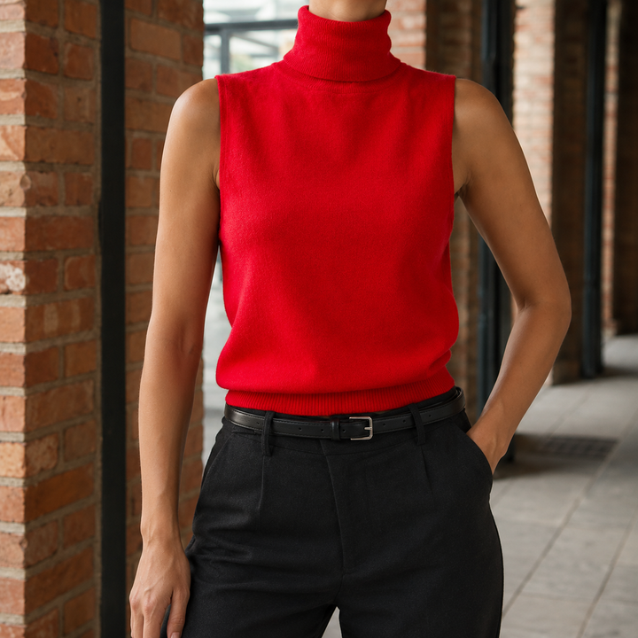 Women's Sabine-Skye Turtleneck Sweater in Dark Gray | Invictora.com