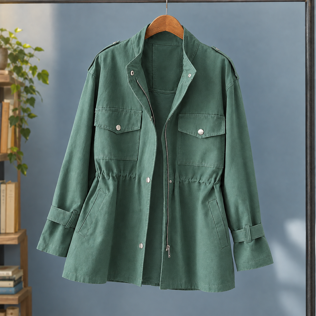 Women's Soledad-Kate Utility Jacket in Pink | Invictora.com