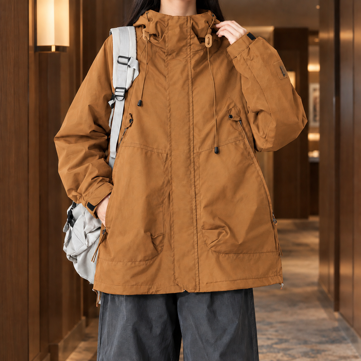 Women's Ariane-Grace Hooded Jacket in Pink | Invictora.com