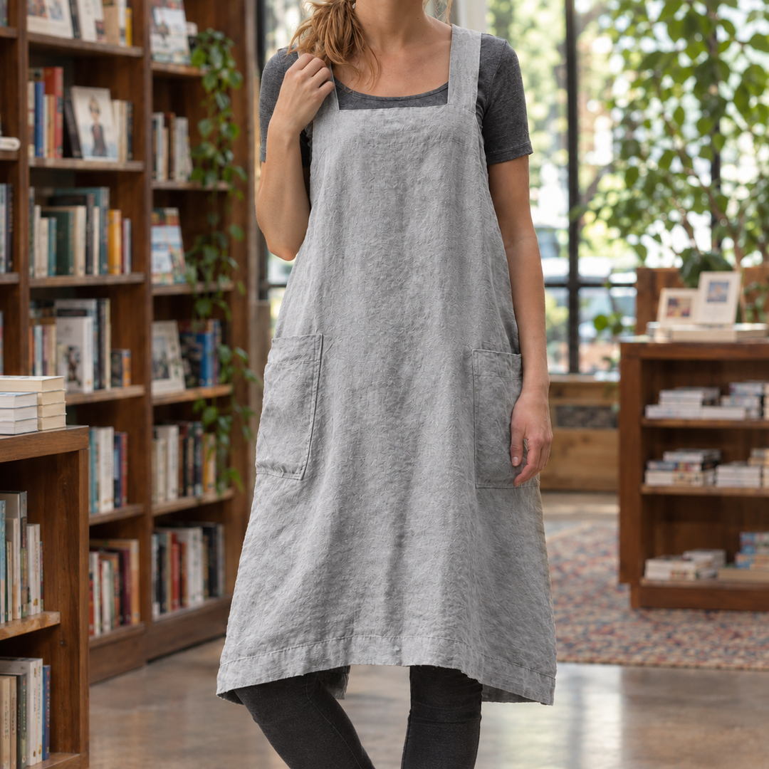 Women's Yara-Pearl Pinafore Dress product image | Invictora.com