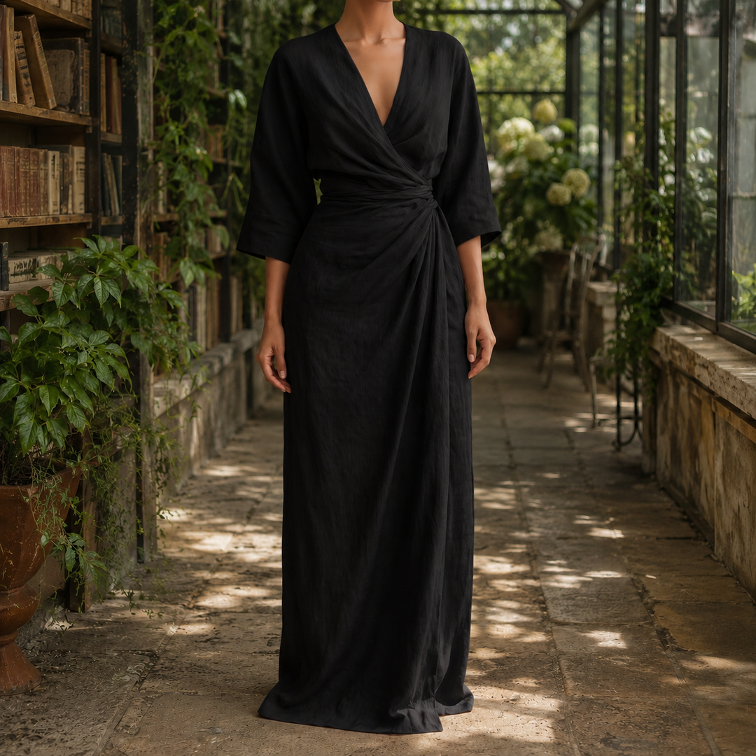 Women's Valentina-Louise Wrap Maxi Dress product image | Invictora.com