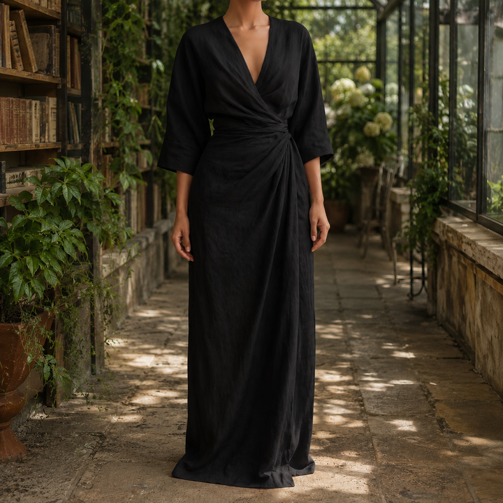 Women's Valentina-Louise Wrap Maxi Dress product image | Invictora.com