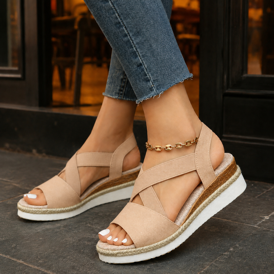 Women's Casentino Elastic Wedge Sandals product image | Invictora.com