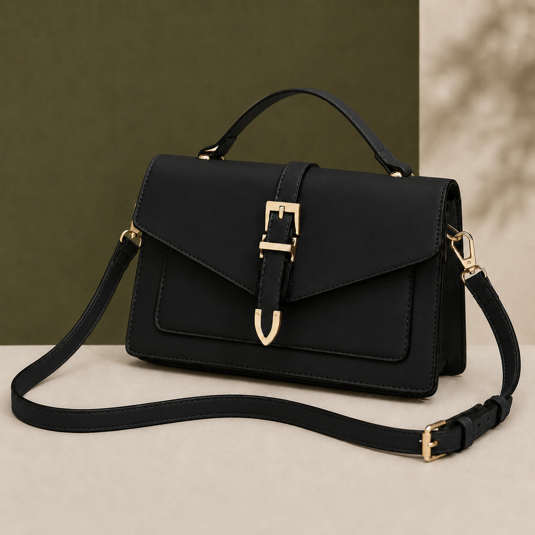 Women's Savoia Buckle Satchel in White | Invictora.com
