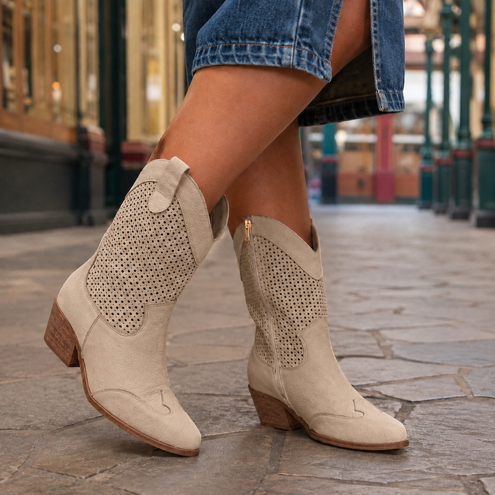 Soriano Women's Leather Cowboy Boots product image | Invictora.com
