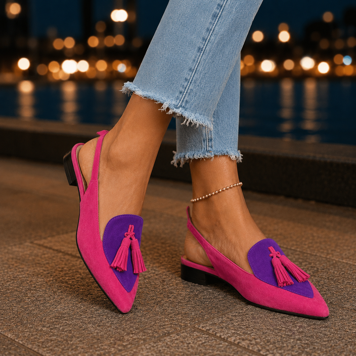 Women's Caruso Tassel Slingbacks product image | Invictora.com