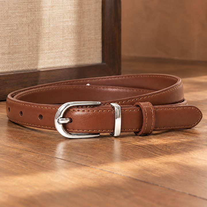 Women's Ancona-Garda Leather Belt | Invictora.com