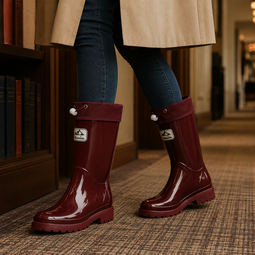 Women's Caffaro Drawstring Rain Boots product image | Invictora.com