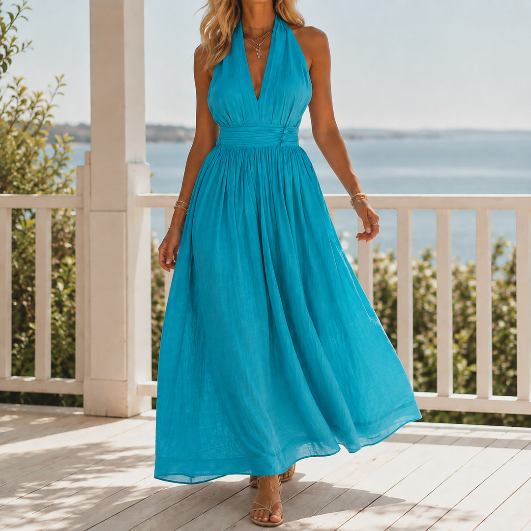 Women's Elodie Halter Maxi Dress product image | Invictora.com