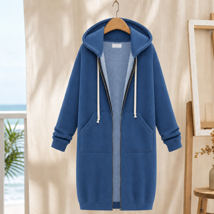 Women's Ilaria-Jade Hooded Hoodie in Gray | Invictora.com