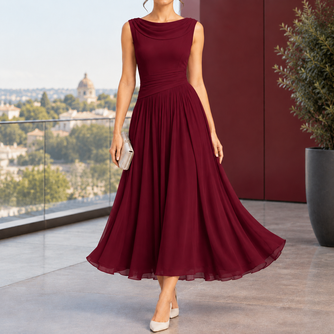 Women's Calla-Grace Draped Midi Dress product image | Invictora.com