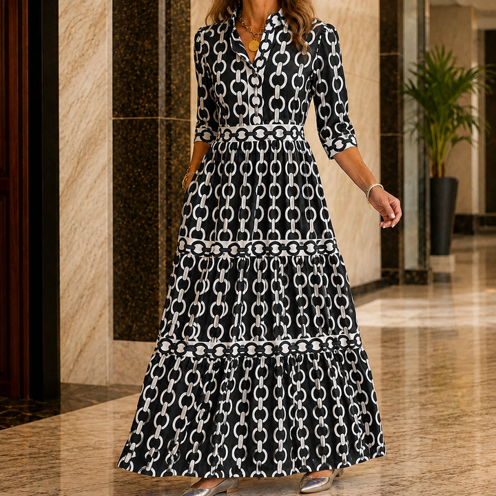 Women's Bianca Tiered Maxi Dress product image | Invictora.com