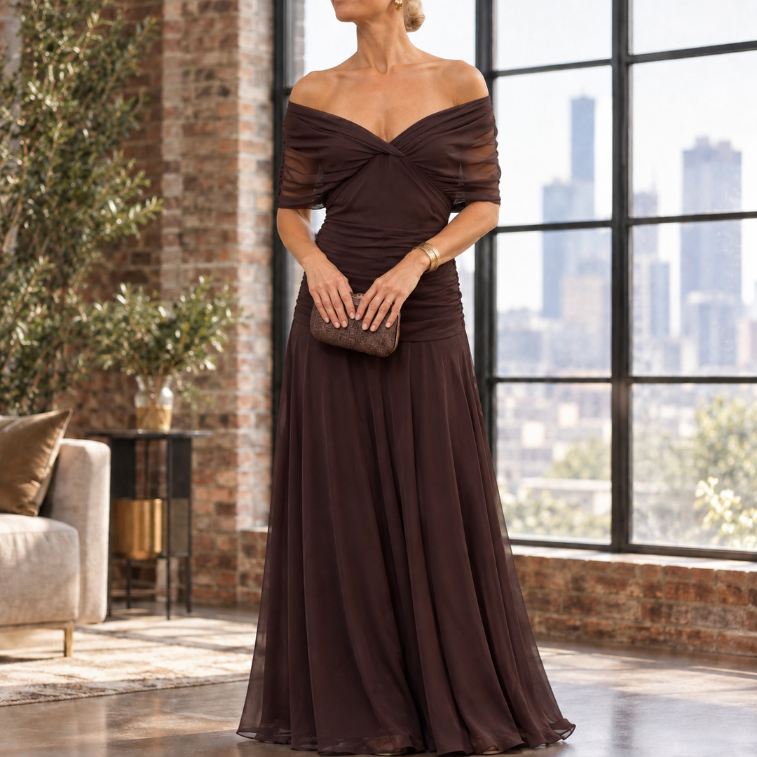Women's Colette-Louise Draped Maxi Dress product image | Invictora.com