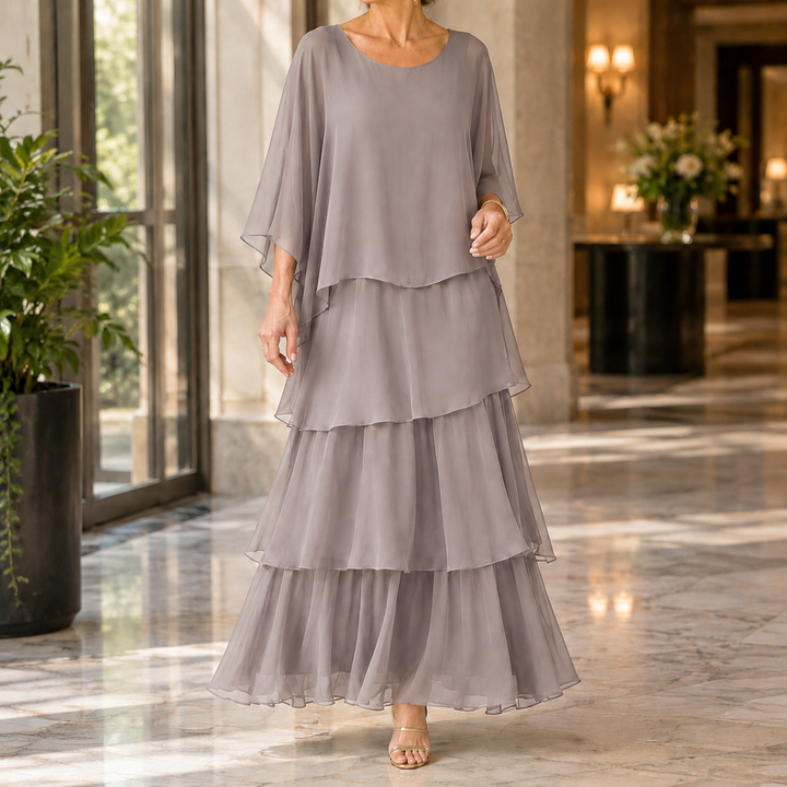 Women's Theodora-Eve Layered Maxi Dress product image | Invictora.com