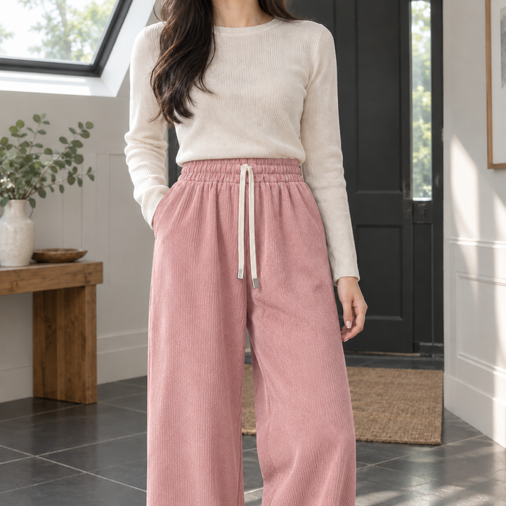 Women's Maxine-Claire Wide-Leg Sweater in Black | Invictora.com