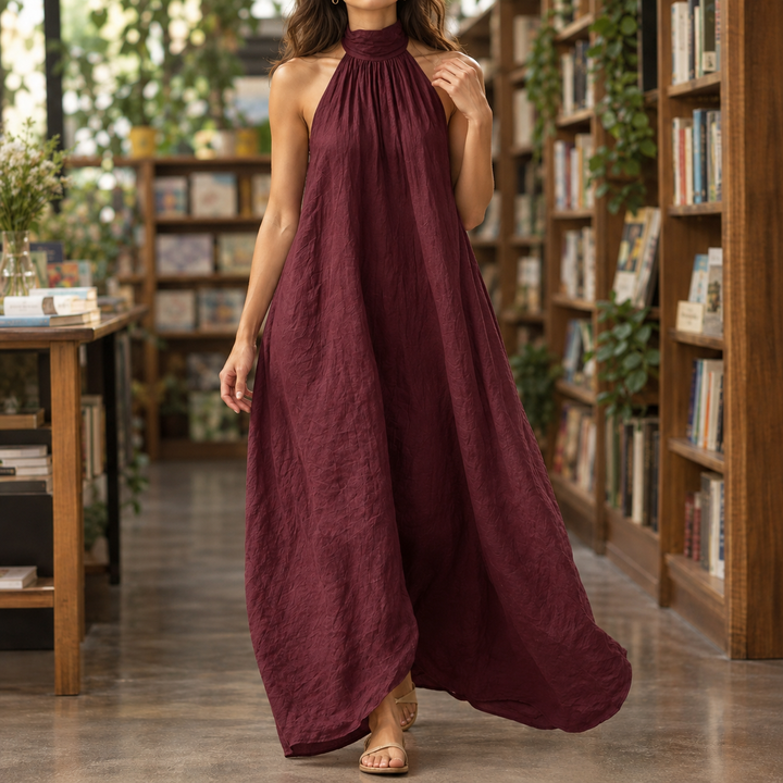 Women's Ascelin-Rae Halter Maxi Dress product image | Invictora.com