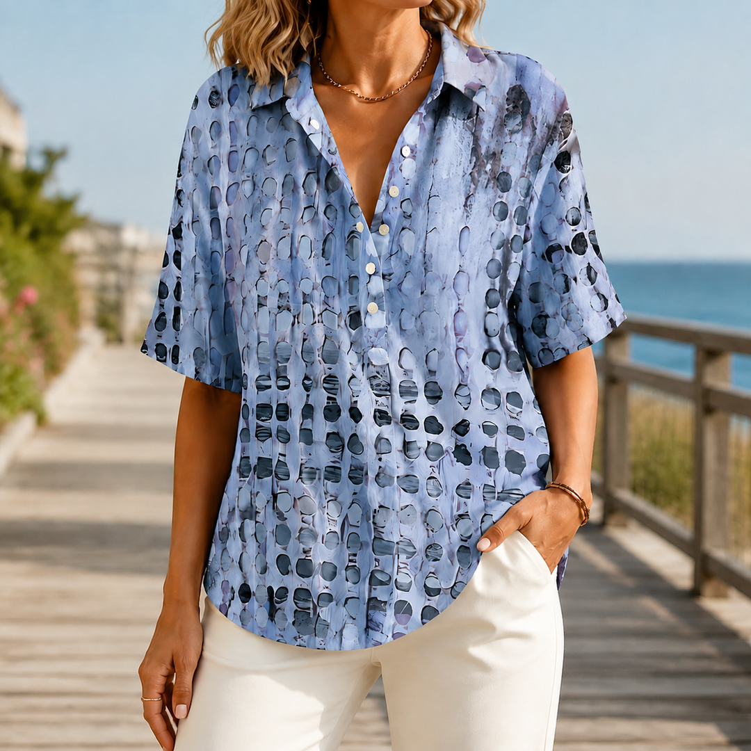 Women's Elara-Lane Relaxed Top in Pink | Invictora.com