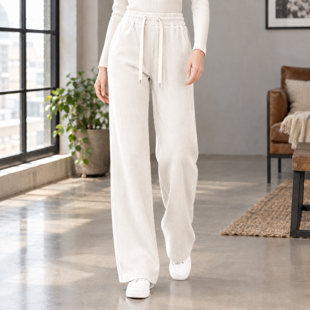 Women's Joy Wide Leg Pants in Black | Invictora.com