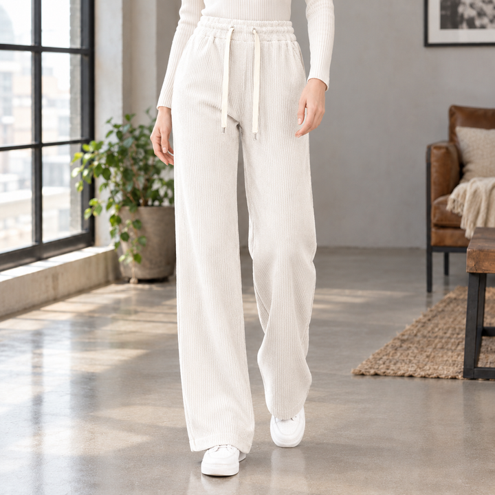 Women's Joy Wide Leg Pants in Black | Invictora.com