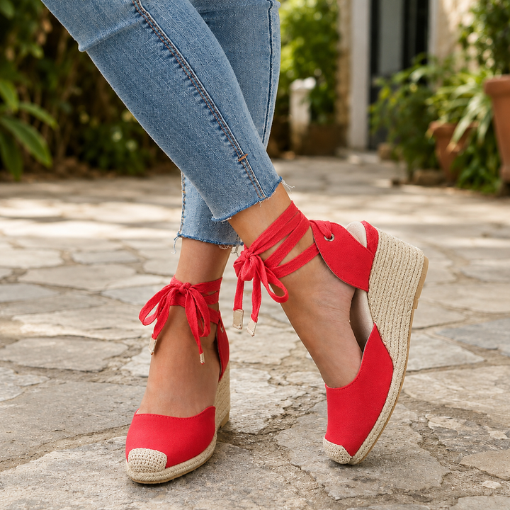 Women's Cardini Lace-Up Wedges product image | Invictora.com