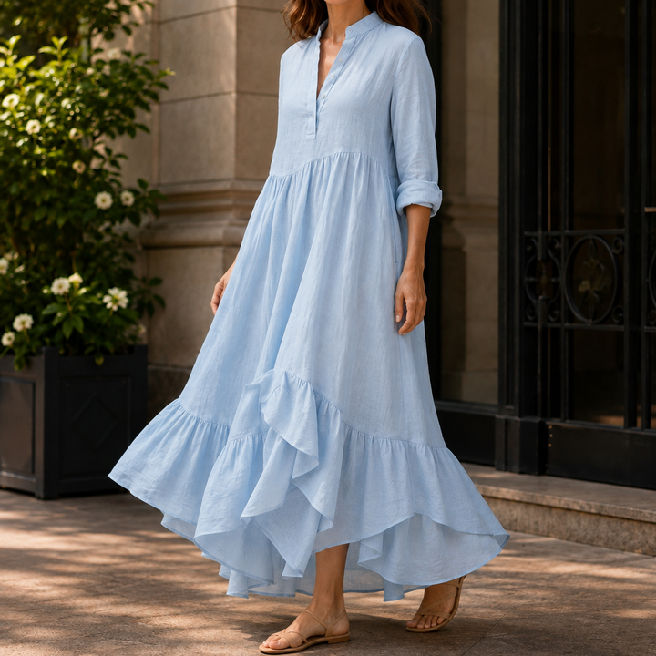 Women's Anais Ruffle Maxi Dress product image | Invictora.com