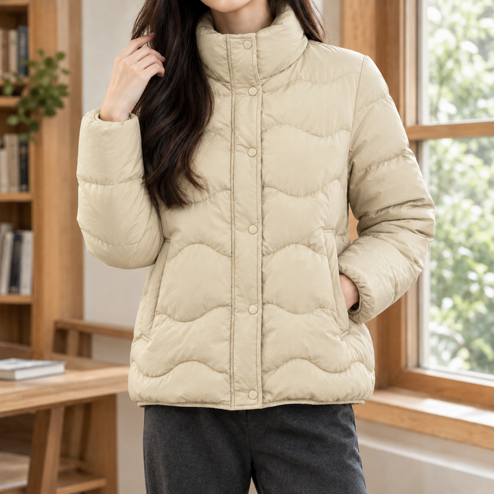 Women's Aurore-Hope Quilted Jacket in Black | Invictora.com