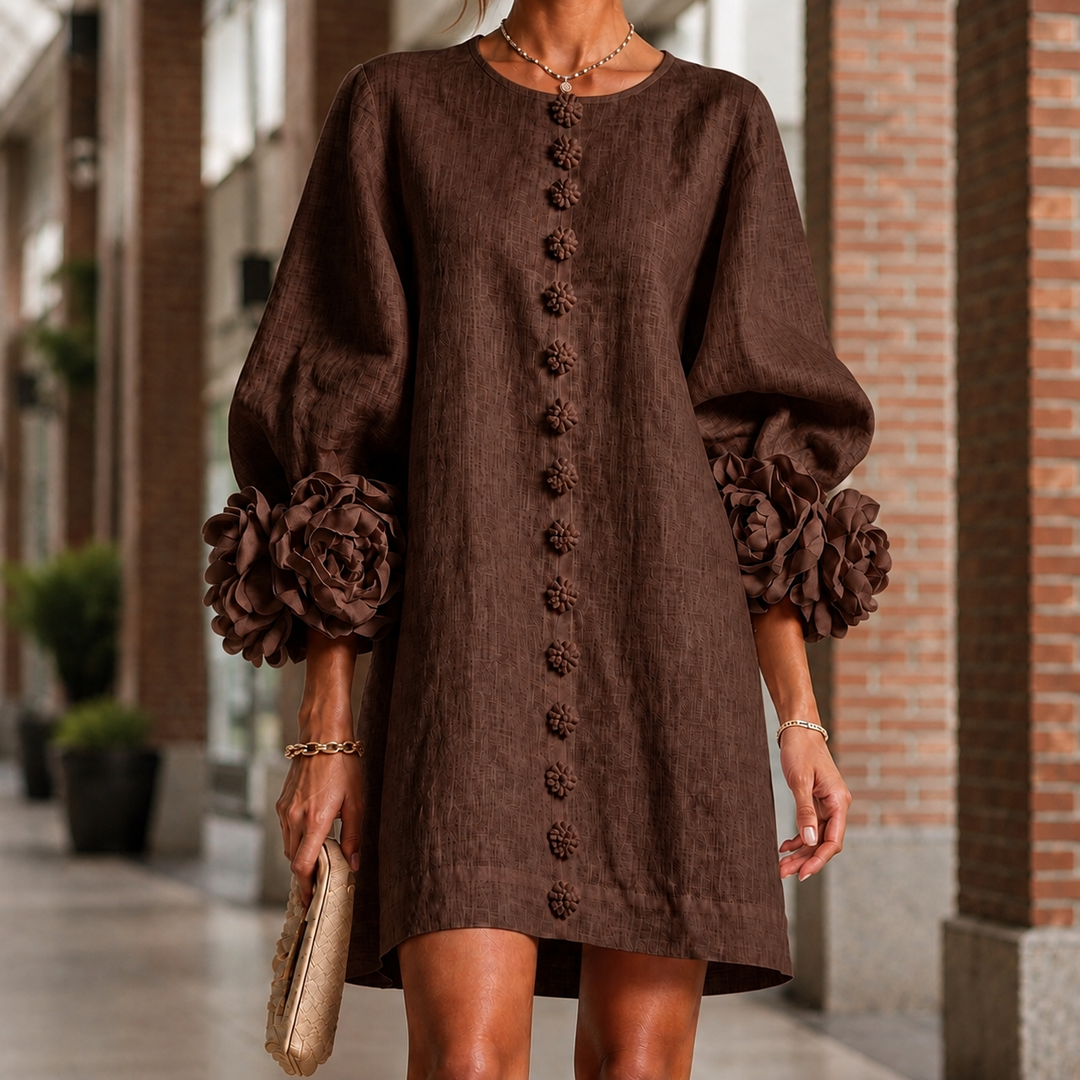Women's Elise Floral Cuff Dress product image | Invictora.com