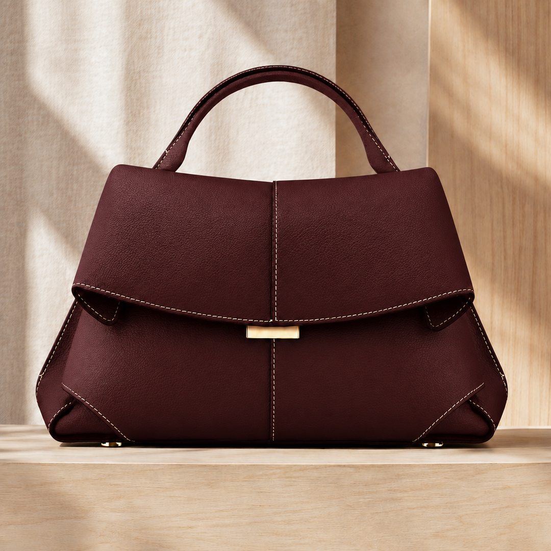 Women's Matera Sculpted Handbag in Black | Invictora.com