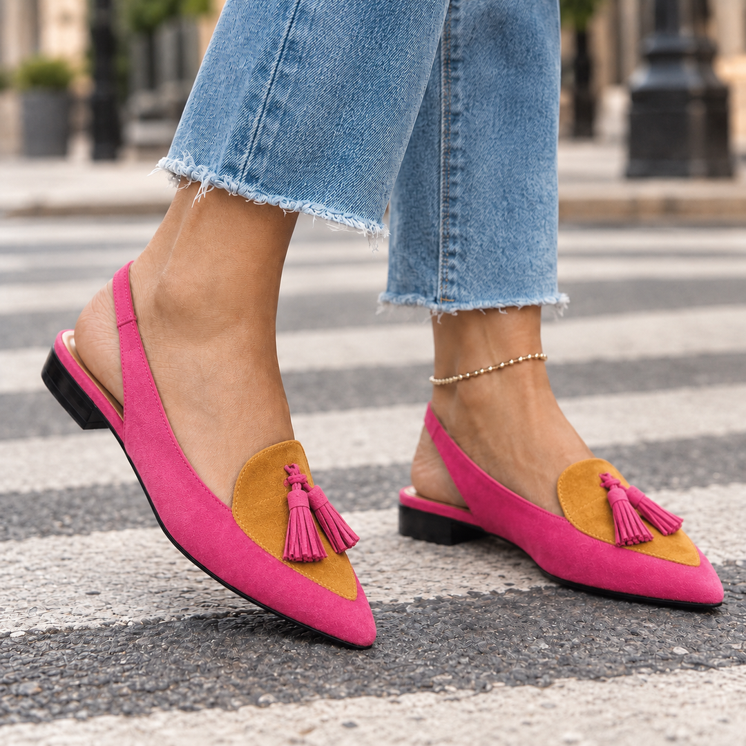 Women's Rimini Tassel Slingbacks product image | Invictora.com