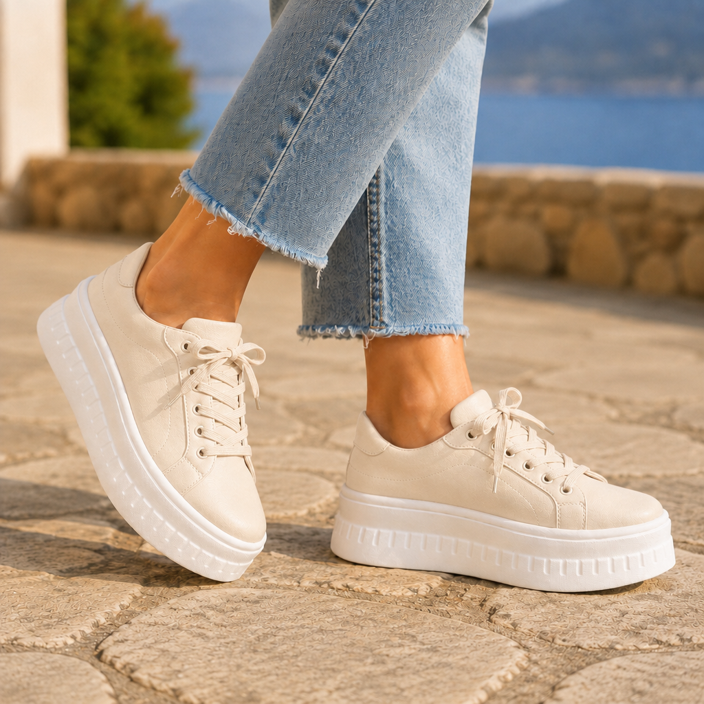 Women's Brindisi Orthopedic Sneakers in Brown | Invictora.com