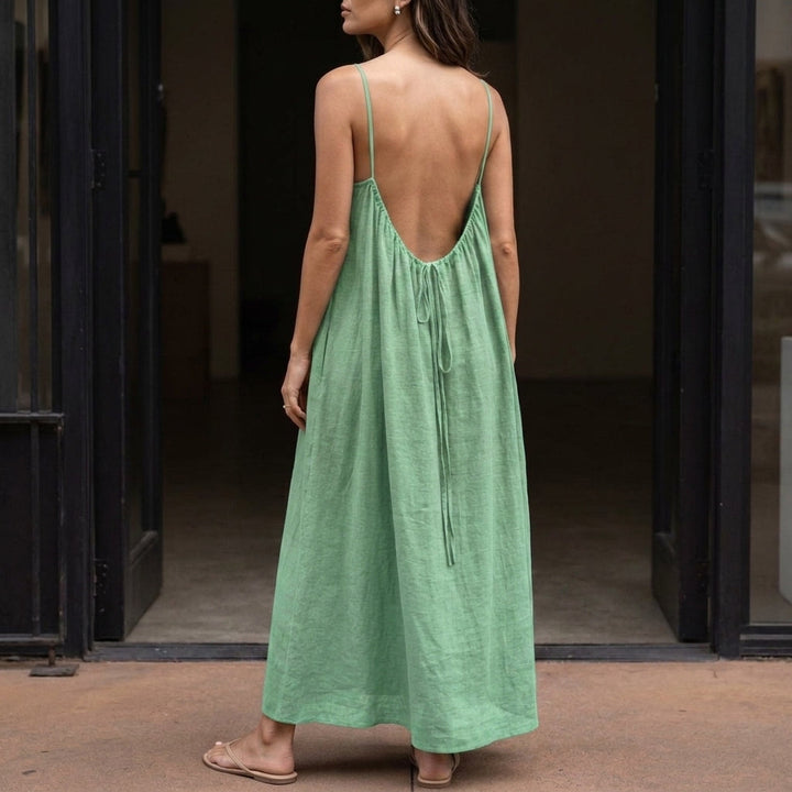 Women's Romy Backless Maxi Dress product image | Invictora.com