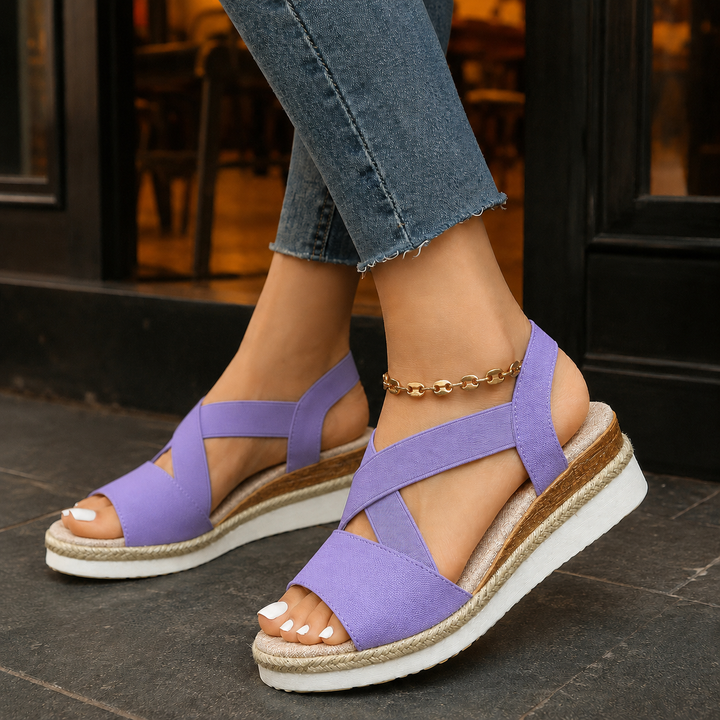 Women's Casentino Elastic Wedge Sandals product image | Invictora.com