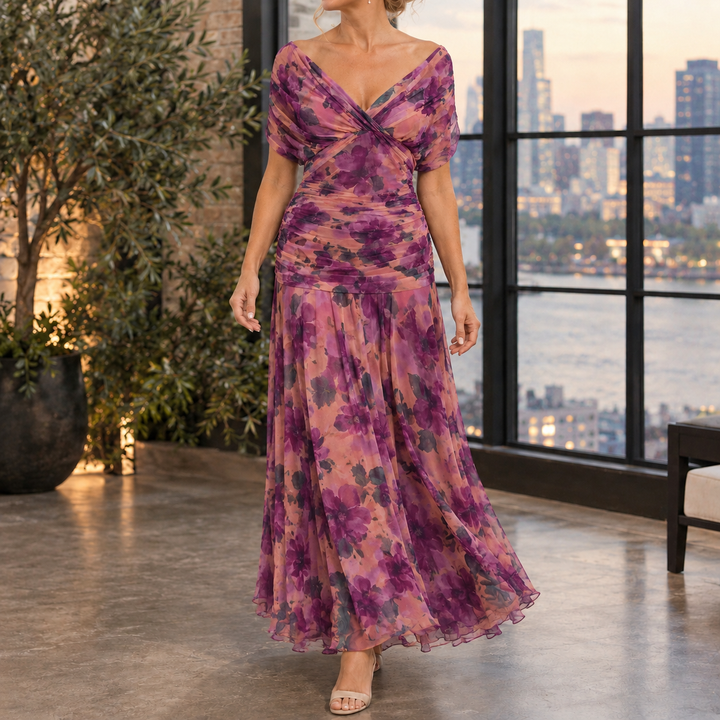 Women's Sylvie-Elise Draped Maxi Dress product image | Invictora.com