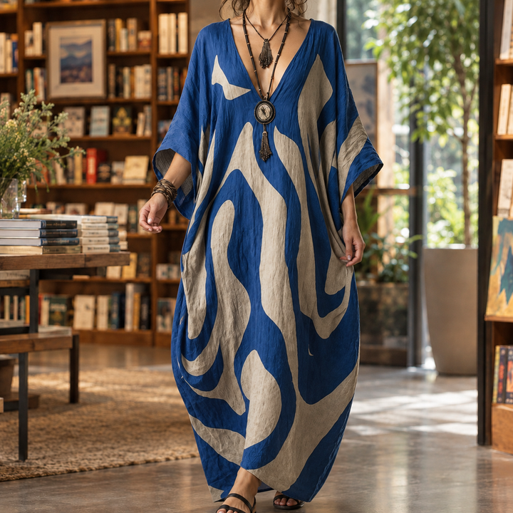 Women's Sophie Cocoon Maxi Dress in Peacock Green | Invictora.com