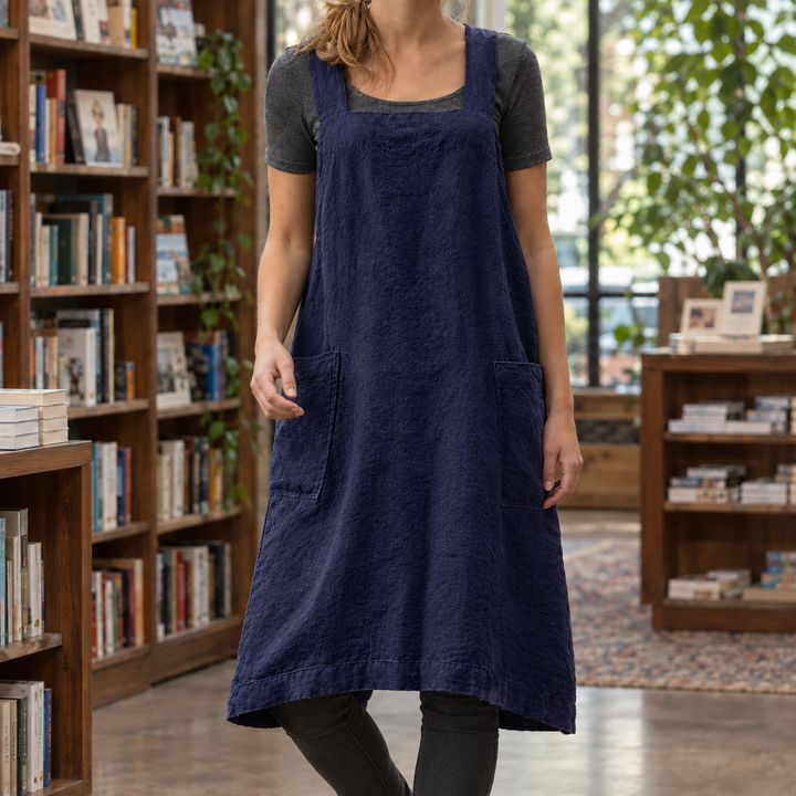 Women's Yara-Pearl Pinafore Dress product image | Invictora.com