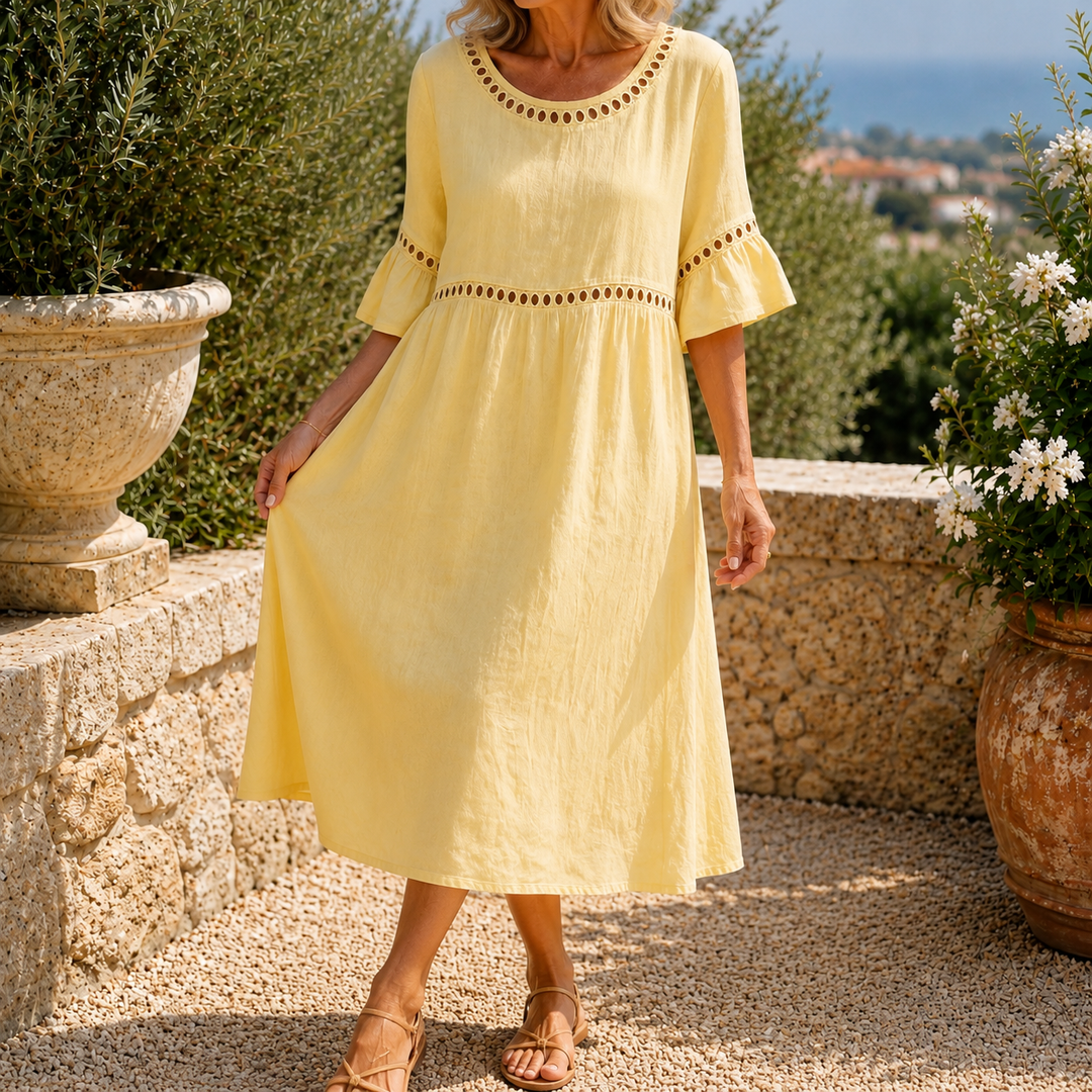Women's Estella-Rae Eyelet Midi Dress product image | Invictora.com