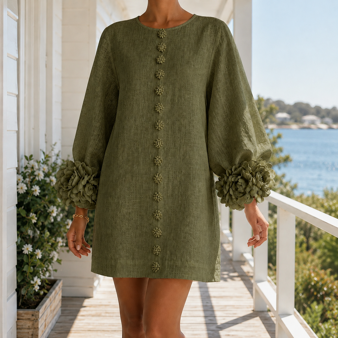 Women's Freya-Claire Rosette Cuff Dress product image | Invictora.com