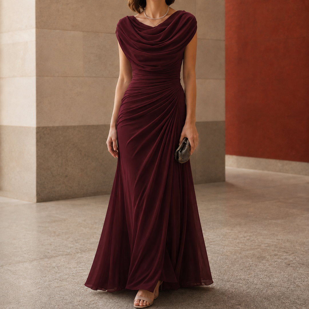Women's Sylvie-Skye Cowl Maxi Dress product image | Invictora.com