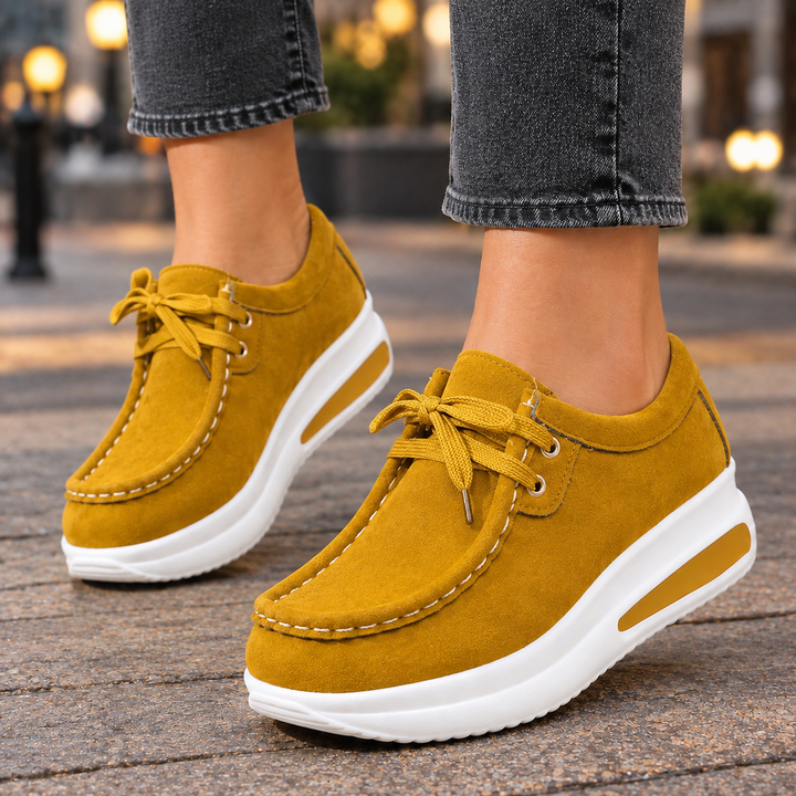 Women's Marostica-Milano Suede Wedge Shoes product image | Invictora.com
