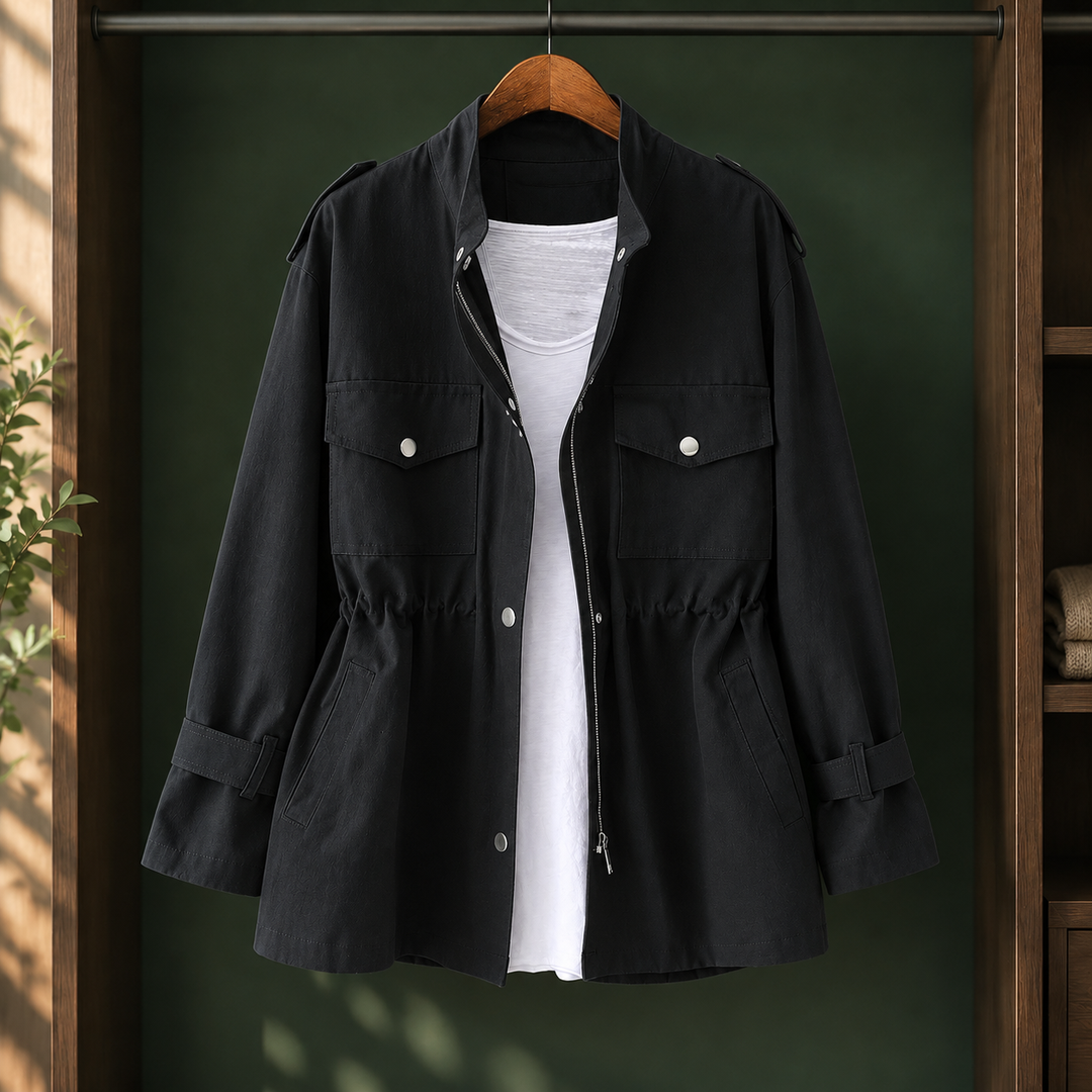 Women's Eleanor-Jane Utility Jacket in Pink | Invictora.com