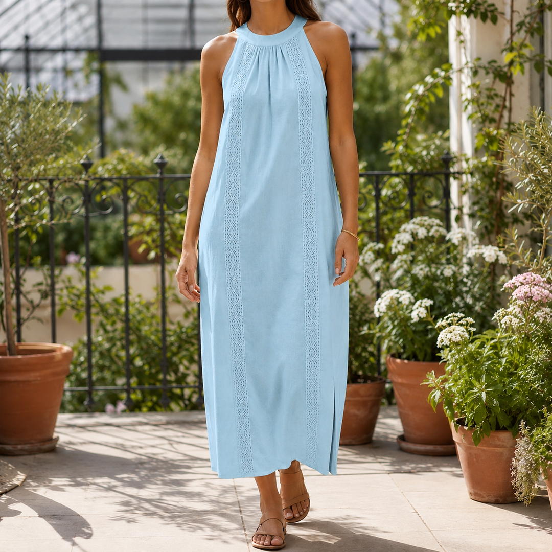 Women's Priscilla Lace Midi Dress in White | Invictora.com