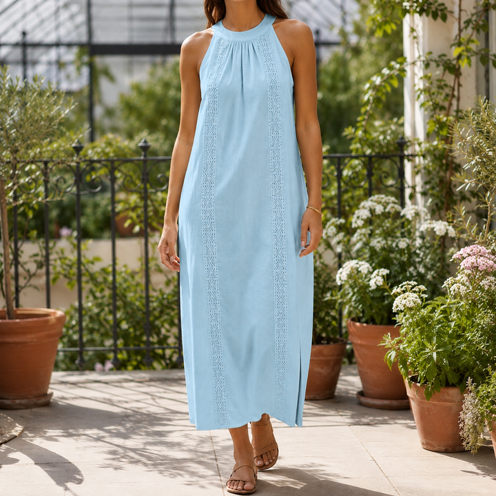 Women's Priscilla Lace Midi Dress in White | Invictora.com