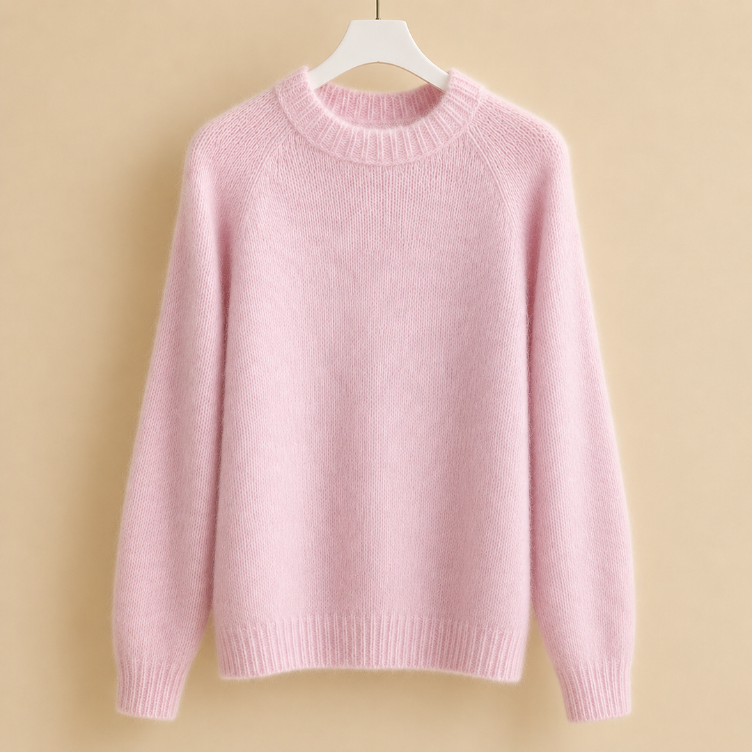Women's Tabitha-Jade Brushed Sweater in Lemon Yellow | Invictora.com